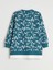 Yeni Sezon Bisiklet Yaka Desenli Kadın Sweatshirt Tunik 2