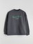 Yeni Sezon California Baskılı Oversize Kadın Kalın Sweatshirt 5
