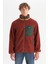 Regular Fit Normal Kesim Dik Yaka Cepli Tam Fermuarlı Sweatshirt Polar 1
