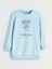 Yeni Sezon Bisiklet Yaka Çiçekli Kadın Sweatshirt Tunik 5