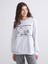 Yeni Sezon Snoopy Baskılı Oversize Kadın Kalın Sweatshirt 1