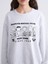 Yeni Sezon Snoopy Baskılı Oversize Kadın Kalın Sweatshirt 3
