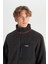 Regular Fit Normal Kesim Dik Yaka Tam Fermuarlı Cepli Sherpa Sweatshirt Polar 4