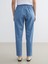 Yeni Sezon Beli Lastikli Carrot Fit Kadın Jean Pantolon 5