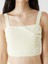 Yeni Sezon Kare Yaka Askılı Poplin Crop 3