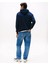 Tommy Hılfıger Erkek Marka Logolu Kapüşonlu Şık Görünüşlü Lacivert Sweatshirt DM0DM22113 C1G 3