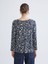 Yeni Sezon V Yaka Desenli Bluz 4