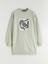 Yeni Sezon Baskılı Oversize Kadın Sweatshirt Tunik 1