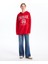 Yeni Sezon Kapüşonlu Baskılı Oversize Kadın Kalın Sweatshirt Tunik 2