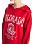 Yeni Sezon Kapüşonlu Baskılı Oversize Kadın Kalın Sweatshirt Tunik 3