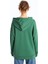 Yeni Sezon Kapüşonlu Baskılı Oversize Kadın Kalın Sweatshirt Tunik 4