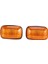 2pcs Toyota Land Cruiser Için Fender Dönüş Sinyali Yan Işaretçi Lambası Işık 80 1990-1997 100 1998 - 2004 2005 2006 2007 (Yurt Dışından) 1