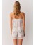 Flower Şort Pijama Takımı 4