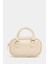 Krem Kadın Mini Çapraz Askılı Retro Çanta 4