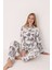 Önden Düğmeli Pijama Takım 3