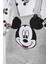 Mickey Mouse Baskılı Içi Badili Salopet Bebek Tulumu 3