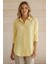 Kadın Sarı Classic Regular Fit Düğmeli Uzun Kollu Gömlek – Kadın Gömlek 5