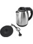 Crown CRW-7102 1500W 1.8 Litre Lüks Çelik Su Isıtıcı Kettle Inox 2