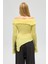 Casica Carmen Yaka Sarı Triko Kazak 5