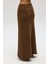 Nivra Açık Kahve Uzun Triko Etek 4