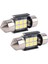 Son Derece Parlak 400 Lümen 3020 Yonga Seti Kanbus Hatası Içermeyen LED Ampuller Iç Araba Lambaları Için Plaka Kubbe Haritası Kapısı Izniyle 31MM Festoon DE3175 6428 Ksenon Beyaz (Yurt Dışından) 2