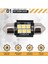 Son Derece Parlak 400 Lümen 3020 Yonga Seti Kanbus Hatası Içermeyen LED Ampuller Iç Araba Lambaları Için Plaka Kubbe Haritası Kapısı Izniyle 31MM Festoon DE3175 6428 Ksenon Beyaz (Yurt Dışından) 4