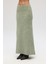 Nivra Yeşil Uzun Triko Etek 4