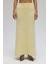 Nivra Sarı Uzun Triko Etek 3