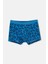 Mavi-Siyah 5210 3'lü Desenli Pamuk Boxer 2