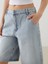 Yeni Sezon Bermuda Fit Kadın Jean Şortolon 3