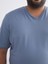 Yeni Sezon Büyük Beden V Yaka Penye Erkek Tişört 3