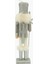 Beyaz&gümüş Stantlı Nutcracker 38 cm 3