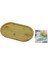 Oval Ahşap Bambu Servis Sunum Tepsi - Tahtası Mini Tepsi 25 x 14 x 1.4cm (5324) 1