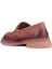 - Hakiki Deri Taba Rengi Kadın Loafer - 25101905 4