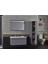 Summer 100CM Mat Antrasit (Gri) Banyo Dolabı (Ayna+Lavabo+Alt Dolap) 2