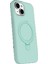 Bfs Apple iPhone 15 Plus Regal Magsafe Standlı Kapak - Su Yeşili 2