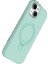 Bfs Apple iPhone 15 Plus Regal Magsafe Standlı Kapak - Su Yeşili 3