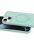 Bfs Apple iPhone 15 Plus Regal Magsafe Standlı Kapak - Su Yeşili 4