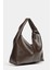 Kahverengi Pu Deri Kadın Shopper Omuz Çantası – Yumuşak Form Vintage Model 3