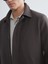Yeni Sezon Standart Kalıp Gömlek Yaka Erkek Kaşe Mont 4