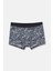 Siyah 5210 Desenli Pamuk Boxer 1