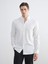 Yeni Sezon Slim Fit Uzun Kollu Çizgili Erkek Gömlek 2