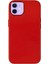 Bfs iPhone 12 Kılıf Asya Deri Silikon - Kırmızı 1