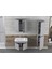 Winter 70CM Antrasit Banyo Dolabı (Ayna+Lavabo+Alt Dolap) 4