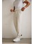 Erkek Esnek Dokulu Slim Fit Bej Pantolon 4