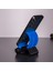 3D Baskı Telefon Standı Mavi Siyah Ayarlanabilir Masaüstü Aparat Tutucu Organizer 3