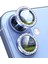 iPhone 17 Kılıf Parlak Taşlı Kamera Koruma Renkli Lens Koruyucu Temperli Cam 1