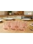 6'lı Pembe Renkli Su Bardağı Renkli Meşrubat Bardağı 330 ml 9x8,5 cm 1