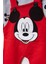 Mickey Mouse Baskılı Içi Badili Salopet Bebek Tulumu 4