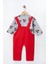 Mickey Mouse Baskılı Içi Badili Salopet Bebek Tulumu 6